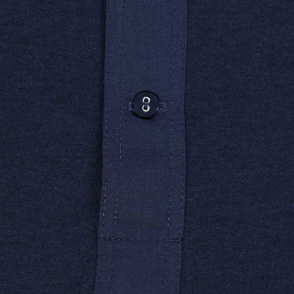 Merz b Schwanen Henley Loop T-Shirt - Ink Blue