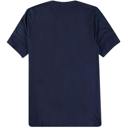 Merz b Schwanen Henley Loop T-Shirt - Ink Blue