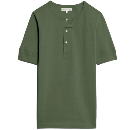 Henley T-Shirt - Army Green