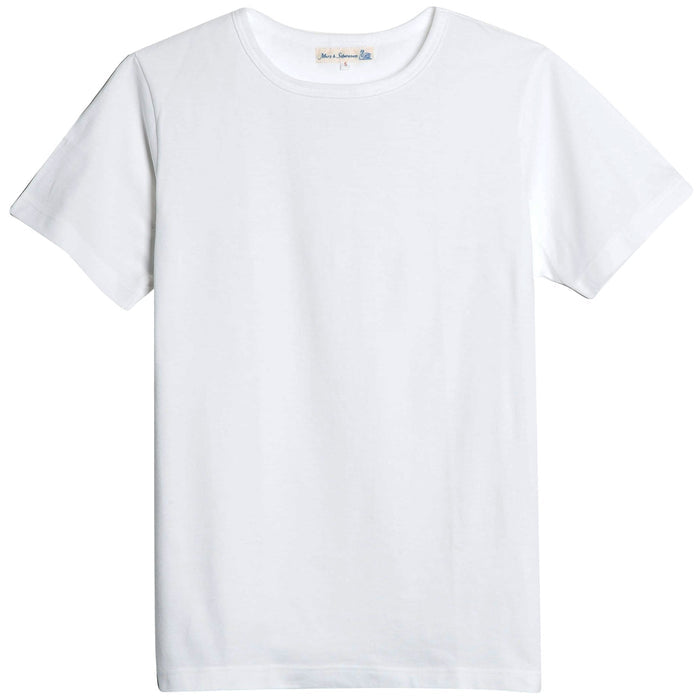 Merz b Schwanen Loopwheeled 5.5oz T-Shirt - White