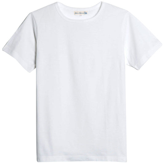 Merz b Schwanen Loopwheeled 5.5oz T-Shirt - White