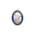 Michael - Blue St. Michael Medal 24"