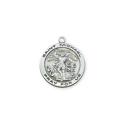 Michael - St. Michael Medal - Sterling Silver