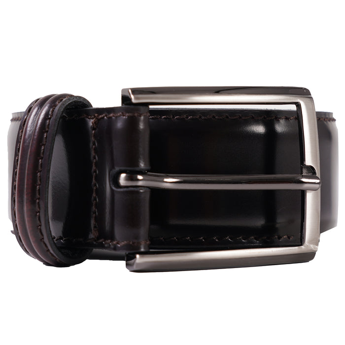 Miguel Bellido Belts Leather Belt - Burgundy