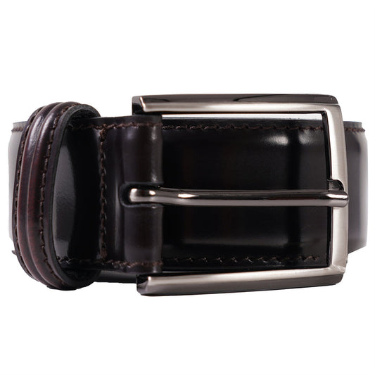 Miguel Bellido Belts Leather Belt - Burgundy