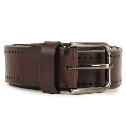 Miguel Bellido Belts Leather Belt - Dark Brown