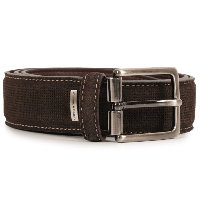 Miguel Bellido Belts Leather Belt - Dark Brown