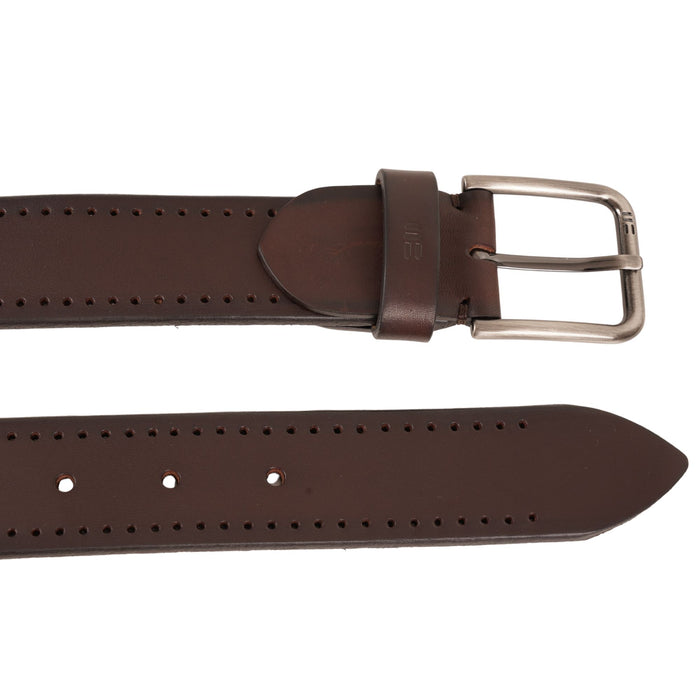 Miguel Bellido Belts Leather Belt - Dark Brown