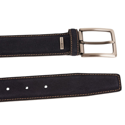 Miguel Bellido Belts Leather Belt - Navy