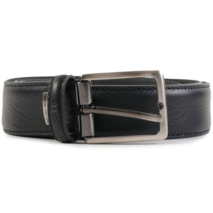 Miguel Bellido Belts Smooth Leather Belt - Black