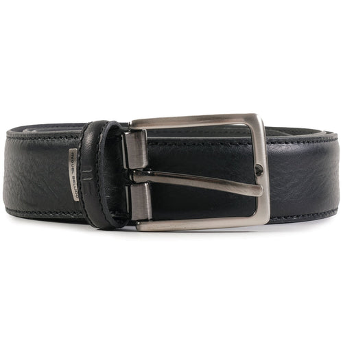 Miguel Bellido Belts Smooth Leather Belt - Black