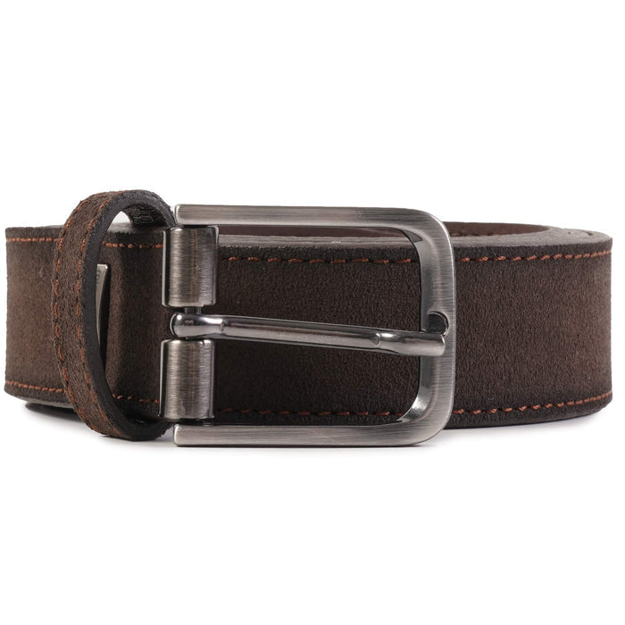 Miguel Bellido Belts Suede Belt - Dark Brown