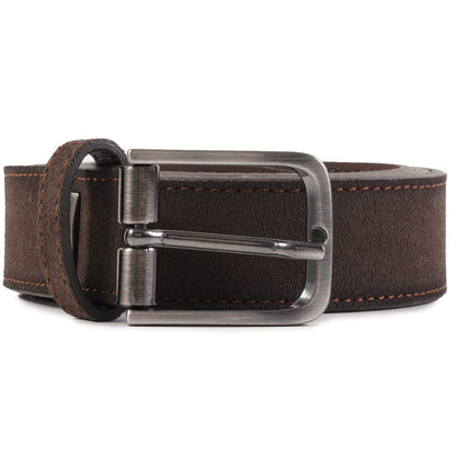 Miguel Bellido Belts Suede Belt - Dark Brown