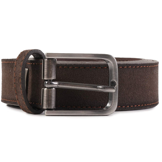Miguel Bellido Belts Suede Belt - Dark Brown