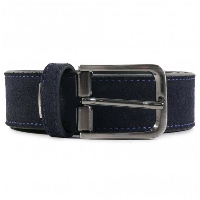 Miguel Bellido Belts Suede Belt - Navy