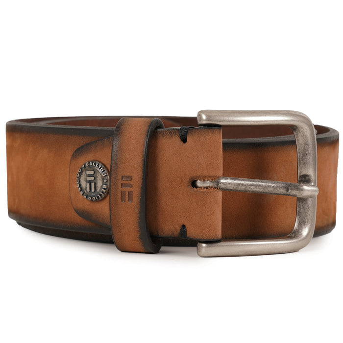 Miguel Bellido Belts Suede Belt - Tan Brown