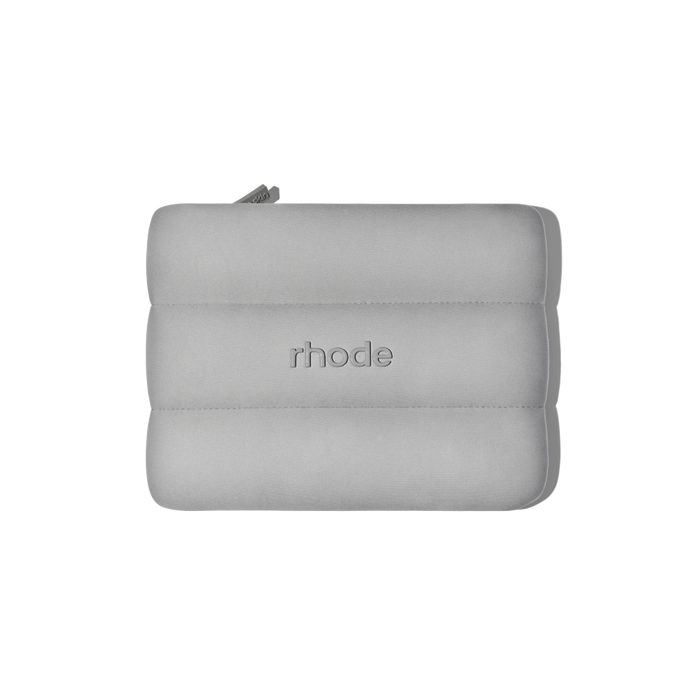 mini grey bubble bag