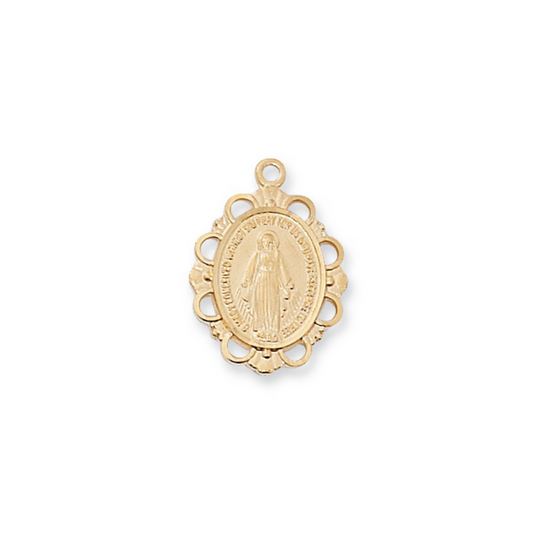 Miraculous Medal - Gold over Sterling