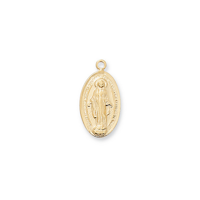 Miraculous Medal - Gold over Sterling