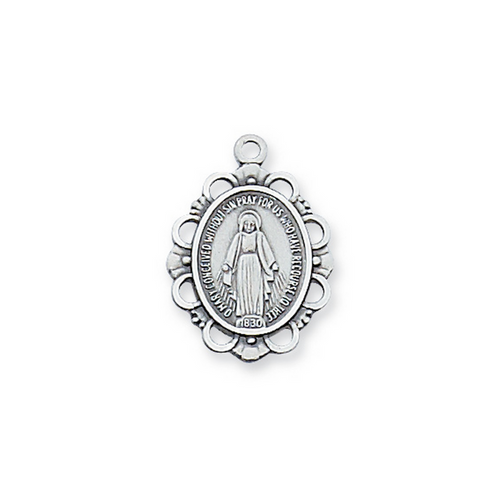 Miraculous Medal - Sterling Silver