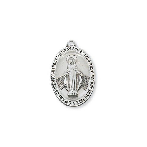 Miraculous Medal - Sterling Silver