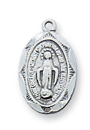 Miraculous Medal - Sterling Silver