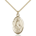 Miraculous Medal Gold Filled 18"