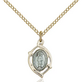 Miraculous Medal Necklace 18" Chain