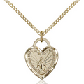 Miraculous Medal Necklace Gold Filled 18"