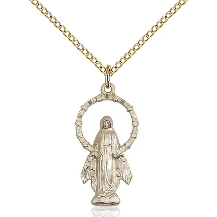Miraculous Necklace Gold Filled 18"