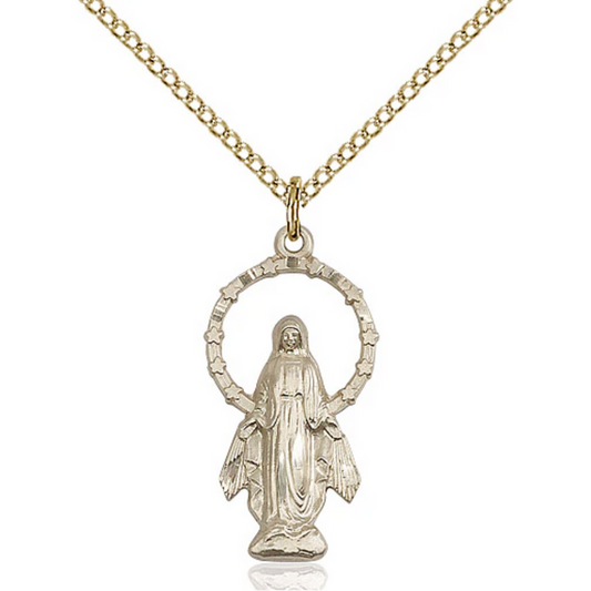 Miraculous Necklace Gold Filled 18"