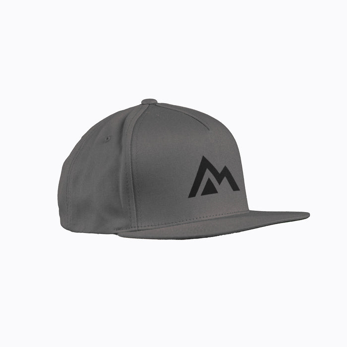 The REP Fitness Mountain Cap in Gray/Black front
