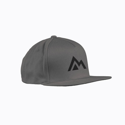 The REP Fitness Mountain Cap in Gray/Black front