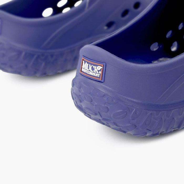 Muckster Lite Liberty Men's Clog MMLCMU20 blue clog shoe on a white background