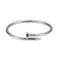 Nail Bracelet Silver Medium 3" DIA