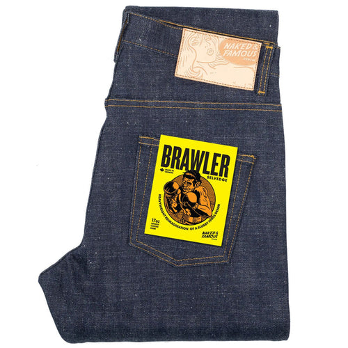 Naked and Famous Denim Easy Guy Brawler Selvedge - Indigo
