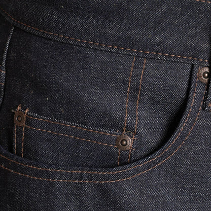 Naked and Famous Denim Easy Guy Hemp Blend Selvedge - Indigo