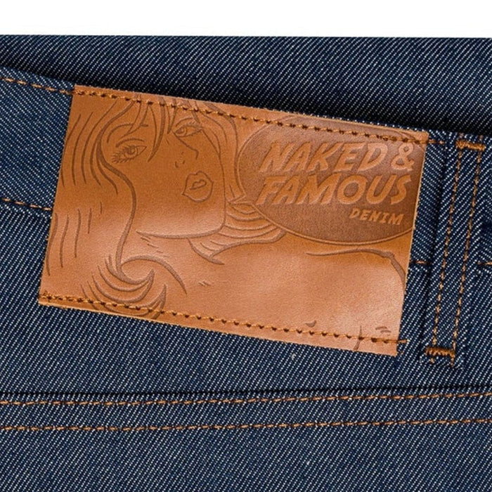 Naked and Famous Denim Easy Guy Natural Indigo Selvedge - Raw Blue