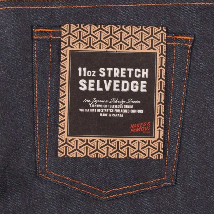 Naked and Famous Denim Super Guy 11oz Stretch Selvedge - Indigo