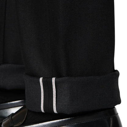 Naked and Famous Denim True Guy Black Cobra Stretch Selvedge - Black