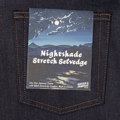 Naked and Famous Denim True Guy Nightshade Stretch Selvedge - Indigo