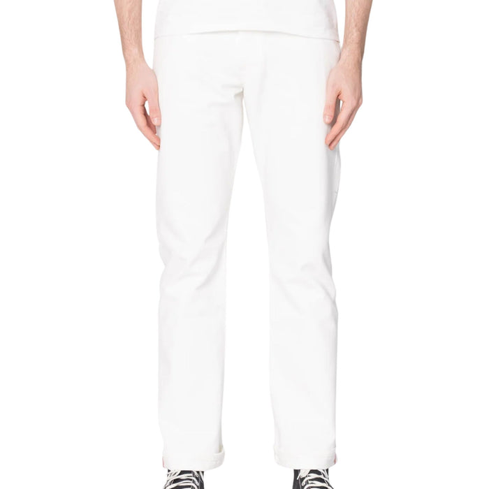 Naked and Famous Denim True Guy The Iceberg Selvedge - White