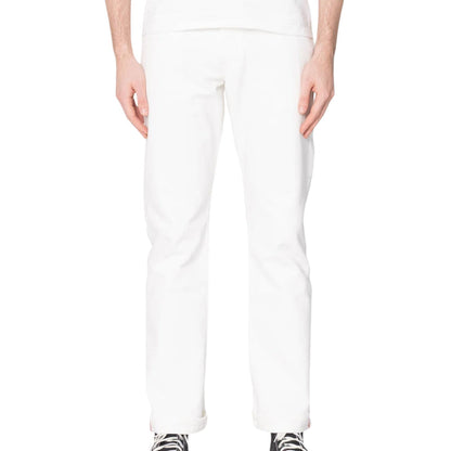 Naked and Famous Denim True Guy The Iceberg Selvedge - White