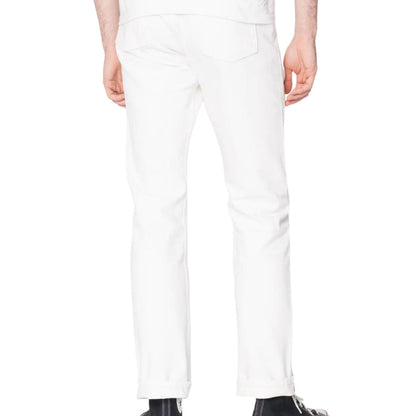 Naked and Famous Denim True Guy The Iceberg Selvedge - White