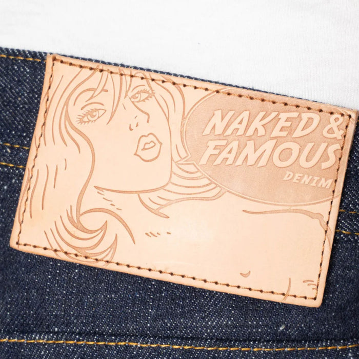 Naked and Famous Denim Weird Guy Brawler Selvedge - Indigo