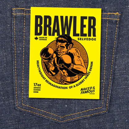 Naked and Famous Denim Weird Guy Brawler Selvedge - Indigo