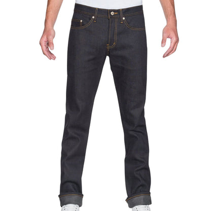 Naked and Famous Denim Weird Guy Deep Indigo Stretch Selvedge - Indigo