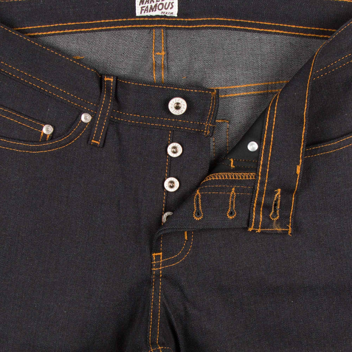 Naked and Famous Denim Weird Guy Deep Indigo Stretch Selvedge - Indigo