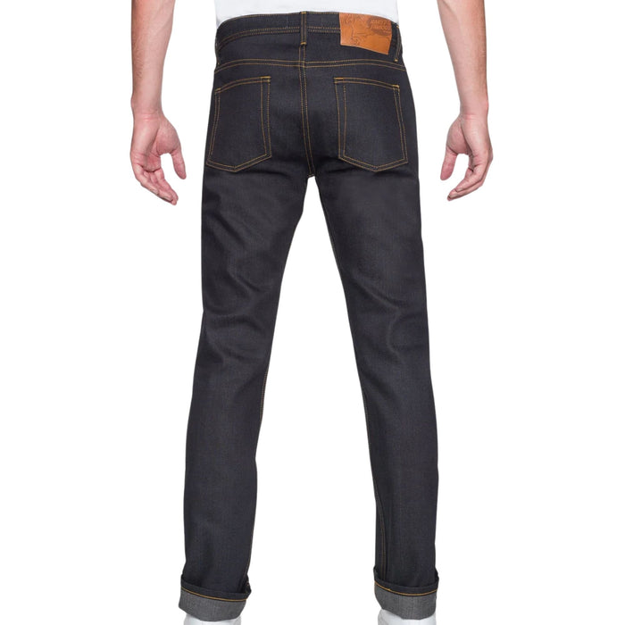 Naked and Famous Denim Weird Guy Deep Indigo Stretch Selvedge - Indigo