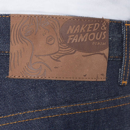 Naked and Famous Denim Weird Guy Dirty Fade Denim Jeans - Indigo
